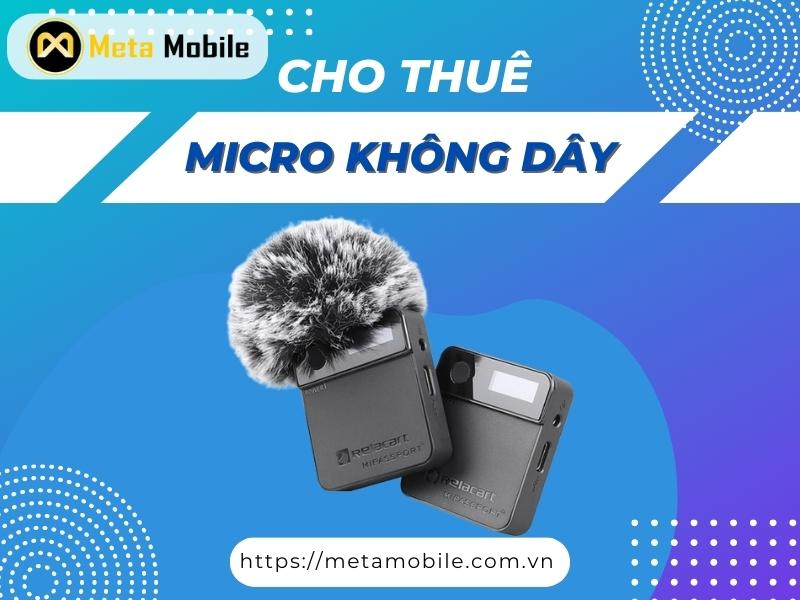 Cho thuê Micro không dây