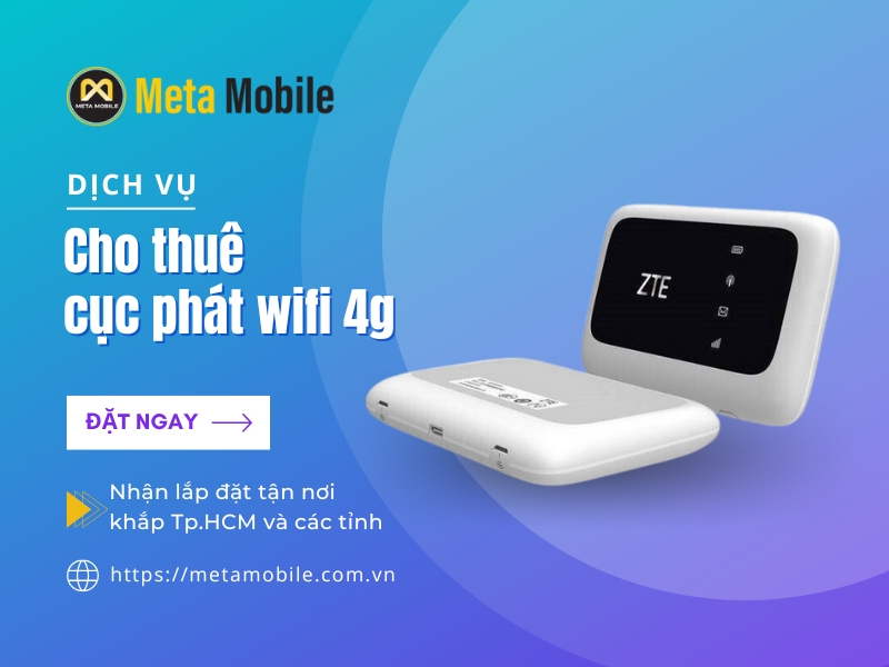 Cho thuê cục phát Wifi 4G