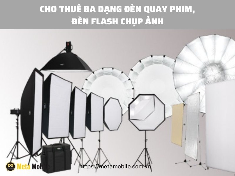 Thuê đèn Flash Studio
